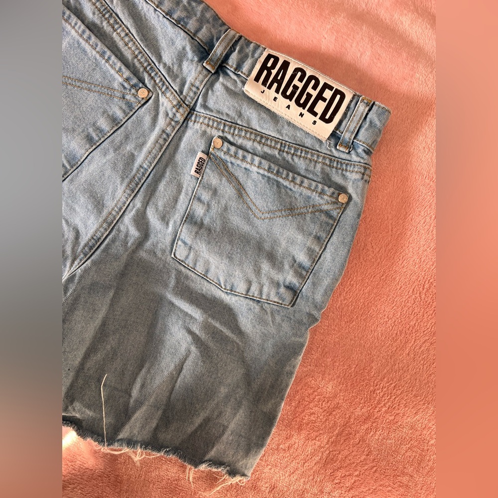 Ragged Jeans Light Blue Denim Shorts